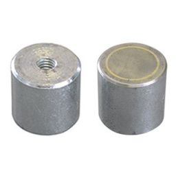 Round pot magnet ALNICO alloy threaded hole