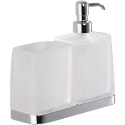 Glass holder and soap dispenser W4271 Colombo Design