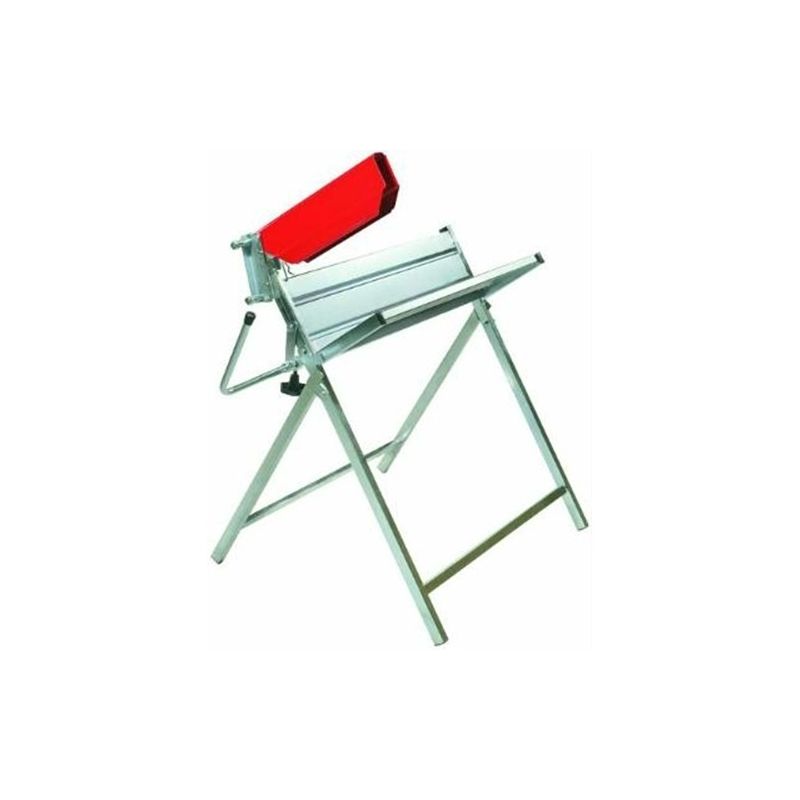 Steel woodcutter stand with chainsaw attachment