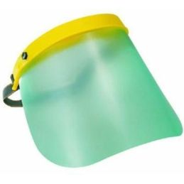 Transparent screen protective visor