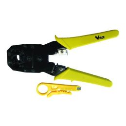 Crimping tool for RJ11 - R12 - RJ45 cables