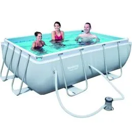 Rectangular outdoor pool BestWay 56629 Power Steel 282x196