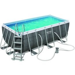 Rectangular outdoor pool BestWay 56722 Power Steel Rattan
