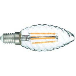 Lampada a LED filamento TORTIGLIONE E14 4W-480 lm VIGOR
