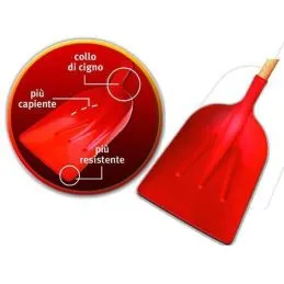 Snow shovel in fiberglass 34x55cm