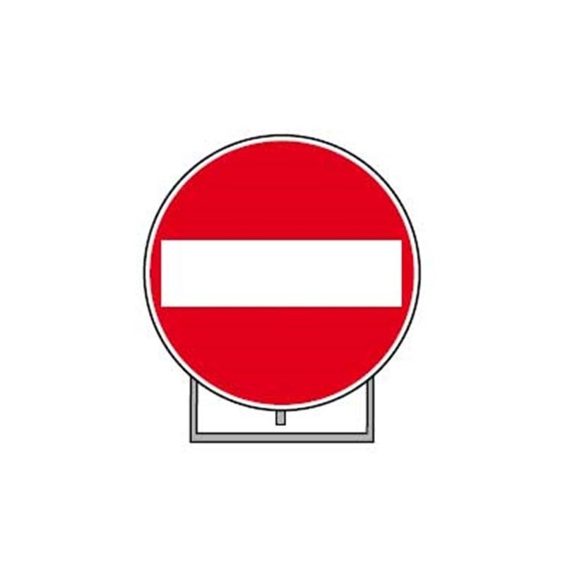Cartello Vietato L'Accesso Al Cantiere - Bianco/Rosso, 30x20 Cm, In Plastica Resistente Per Esterni E Interni, Segnaletica Di Sicurezza