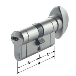 Mottura Champions CP6 key / knob safety cylinder
