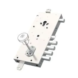 Armoring door lock Mottura 3DKEY 3D.925 Double system with knob