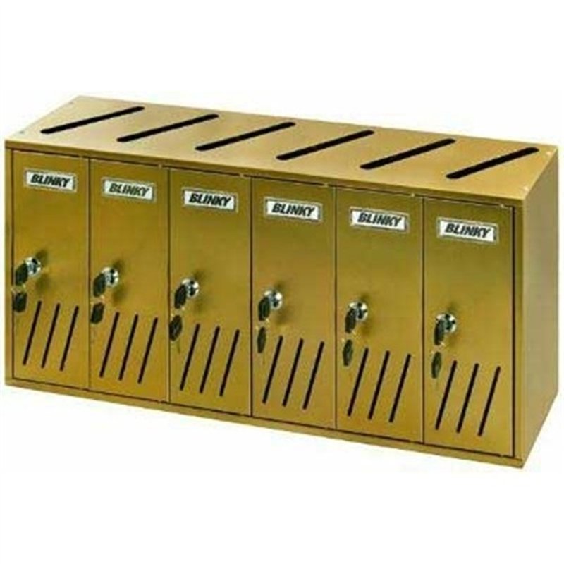 Blinky K-6 condominium mailbox 6 seats all. auburn