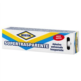 Adesivo colla Bostik Supertrasparente D2335 50 gr.
