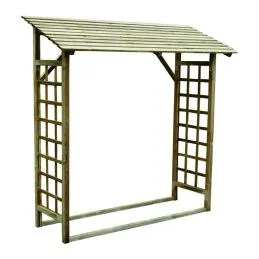 Pergola woodshed impregnated wood 180x70 Betulla