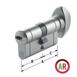 Security cylinder Mottura Champions PRO key / knob ARM / RESET