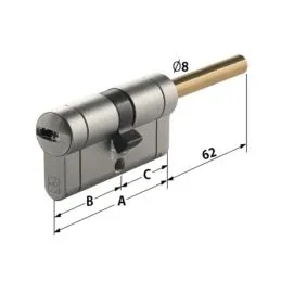 Cilindro di sicurezza Mottura Champions PRO chiave/codolo