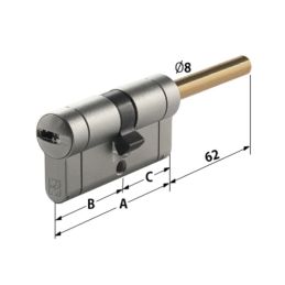 Cilindro di sicurezza Mottura Champions PRO chiave/codolo