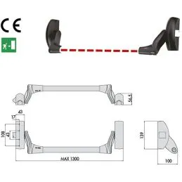 copy of Cisa 59011.10.0 Fast Push panic exit device