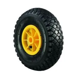Ruota per carrelli flangia plastica 260x85