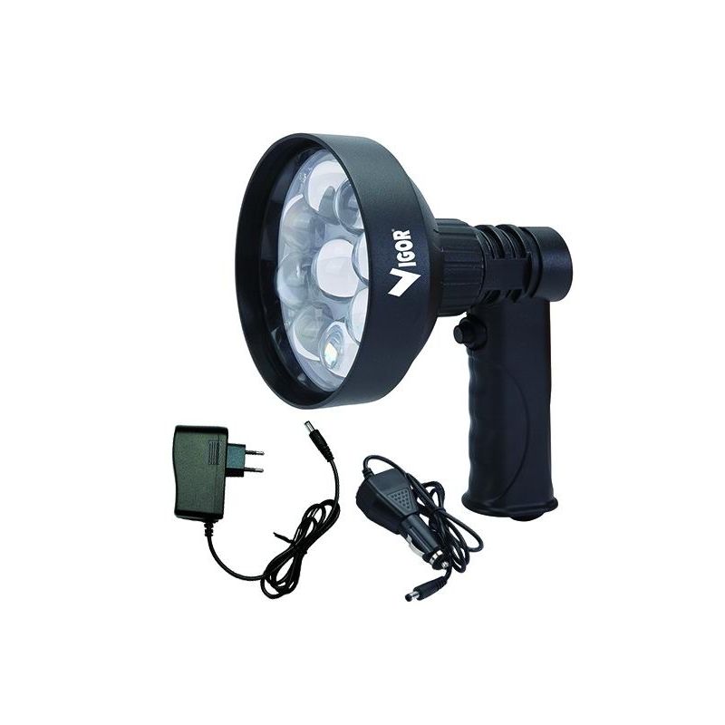 BeaMystGear Faro Ricaricabile 1200 Lumen Con 5 LED - Potente E Leggero Per Attività Outdoor, Campeggio Ed Emergenze
