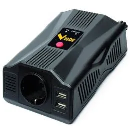 Trasformatore di tensione convertitore 12V-220V VIGOR V-I/200