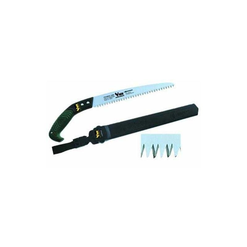 Pruning saw for fixed blade with sheath