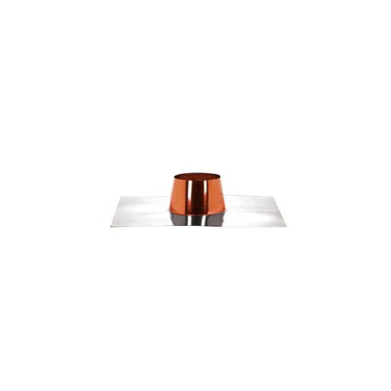 Faldale for flat roofs base ALUMINUM collar COPPER Single and