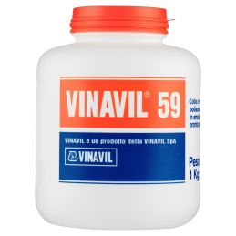 Vinavil 59 glue vinyl adhesive 1 kg.