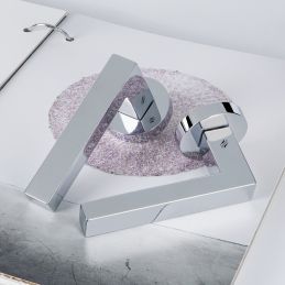 Maniglia Elle Colombo Design BD11RF Rosetta bassa