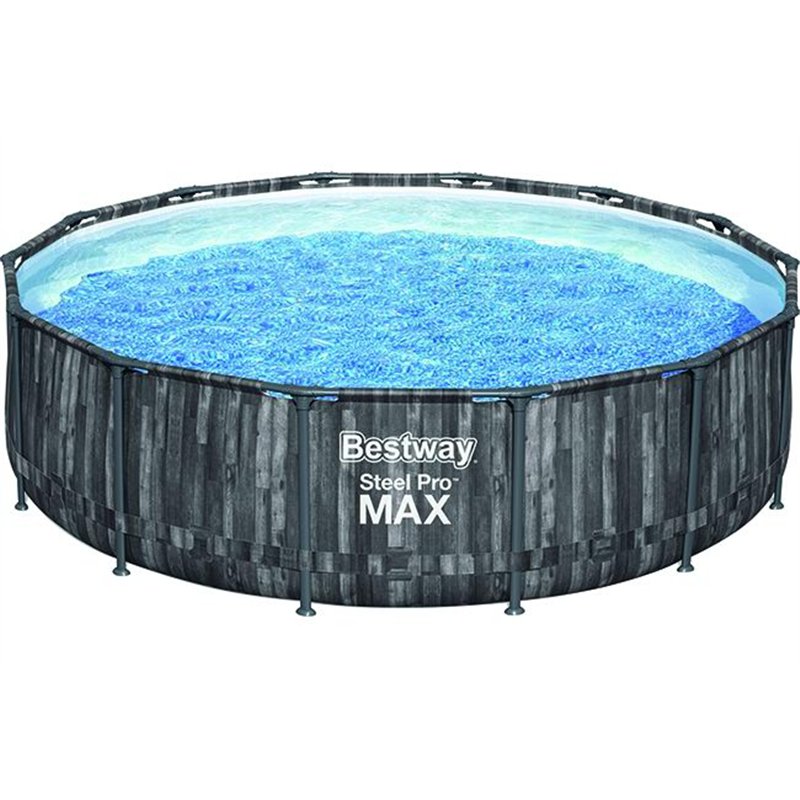 Piscina esterna tonda BestWay 5614Z Power Steel Rattan 427