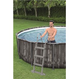 Piscina esterna tonda BestWay 5614Z Power Steel Rattan 427