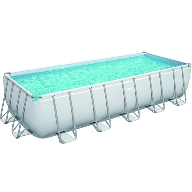 Piscina esterna rettangolare BestWay 5612B Power Steel 640x274
