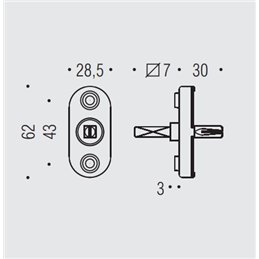 DK-D Colombo Design replace movement with bolts