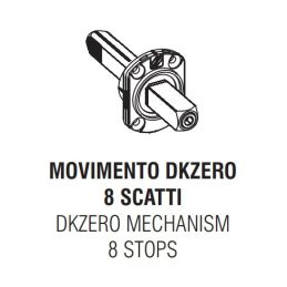 DK-ZERO Colombo Design replace movement with bolts