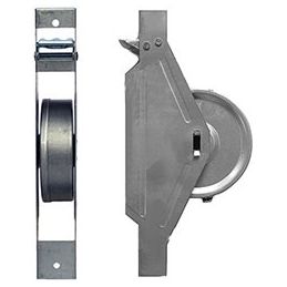 Semi-recessed roller shutter reel - center distance 165