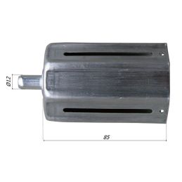 Octagonal cap for steel roller shutter rollers - adjustable