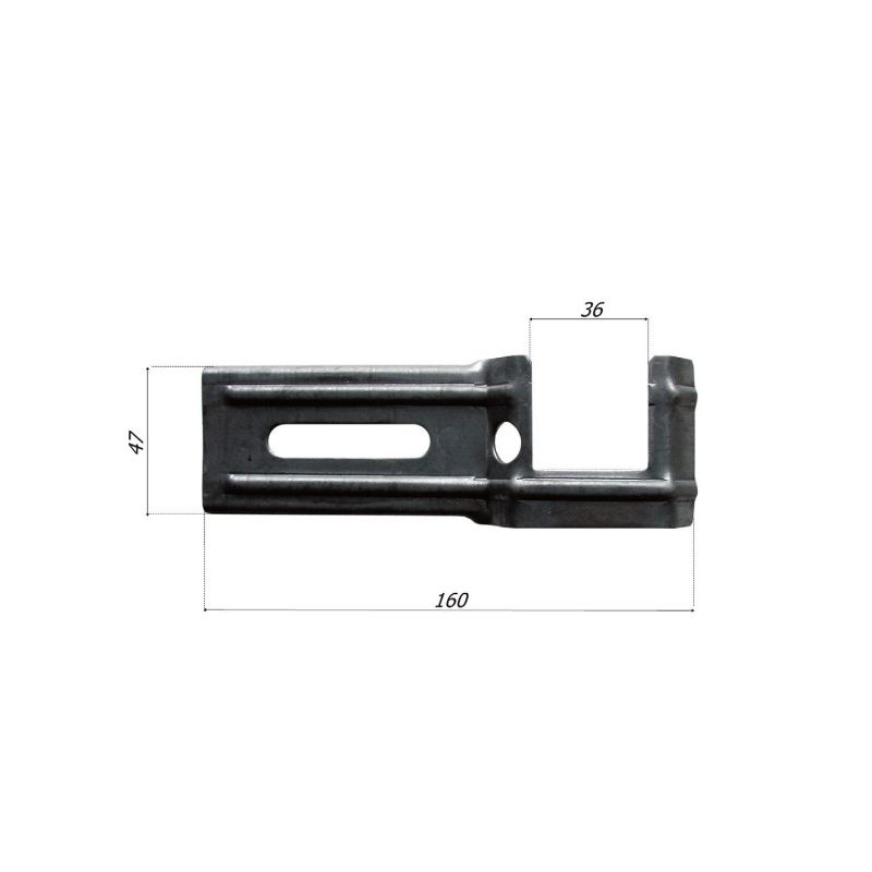 Support for roller shutter rollers - crossbar for removable