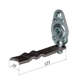 Support for roller shutter rollers - for pulleys with reducer
