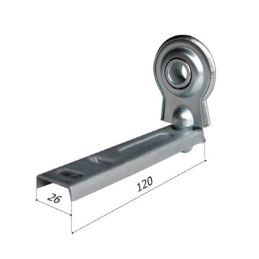 Support for roller shutter rollers - for standard pulleys