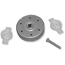 Spring with shims for roll-up roller