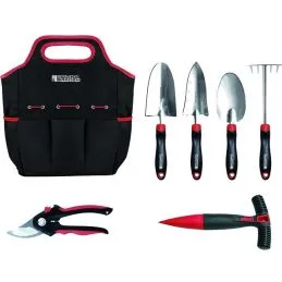 Set 6 pezzi attrezzi per giardinaggio con borsa SANDRIGARDEN