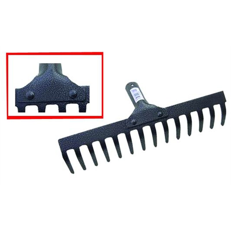 Rake steel 12 teeth
