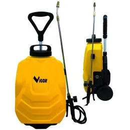 Pompa Irroratrice A Batteria Vigor Summy-16C – Carrellata, Lt. 16, Nuova