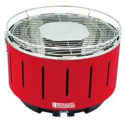 SandriGarden SG31-I Inox portable battery-powered barbecue