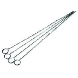 4pcs steel barbecue skewers