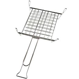 Double barbecue grill 27x27 with feet