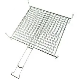 Double barbecue grill 40x45 with feet