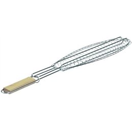 Griglia graticola per barbecue per pesce 70x13 cm