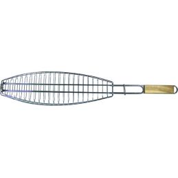Grid grill for barbecue for fish 70x13 cm