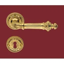 Antique door handle Antologhia IMPERO KIM11R on rose