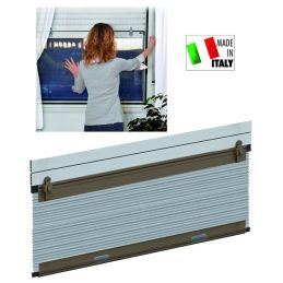 Zanzariera verticale rullo in Kit finestre altezza 250cm. Hu-FIRMA 