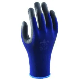 Showa 380-FOAM GRIP BLUE nylon / nitrile glove