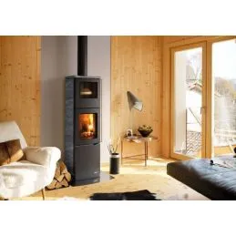 Palazzetti Eva S wood stove with 8 Kw oven